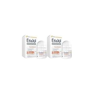 ETIAXIL - D&eacute;odorant D&eacute;transpirant - Traitement Transpiration Excessive - Aisselles - TOL&Eacute;RANCE - Efficacit&eacute; 3 jours - 15 ml (Lot de 2)