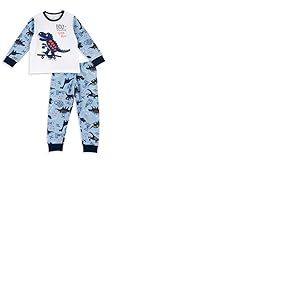 Chicco, Pyjama Enfant, Pyjama Long Dragon en Coton Léger, Vêtements Nuit Garçon, Designed in Italy