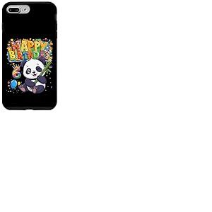 C'est Mon Anniversaire Panda Kids, Fille de 6 Ans Coque pour iPhone 7 Plus/8 Plus