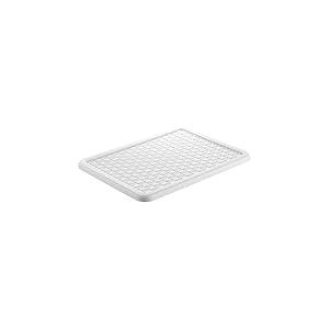Rotho Country Couvercle en rotin pour la boîte de rangement Country A4, Plastique (PP) sans BPA, blanc, A4 (37.5 x 28.5 x 1.5 cm)