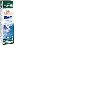 Urgo Humer - Spray Nez bouché Adulte/Femme enceinte - 100% eau de mer - Décongestionne le nez - 50ml