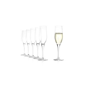 Stölzle Lausitz Verres à Champagne Exquisit Lot de 6, 175ml – Élégantes Flûtes en Cristal Idéales pour Champagne & Prosecco – Résistantes au Lave-Vaisselle & aux Chocs, Made in Germany