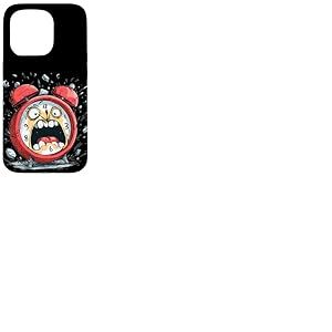 D&eacute;guisement de r&eacute;veil Amusant Coque pour iPhone 15 Pro