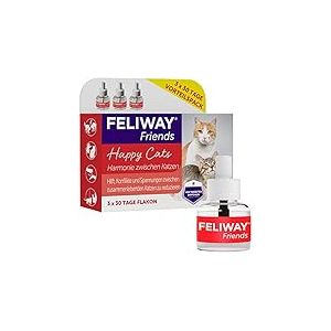 FELIWAY D89440L Friends Lot de 3 flacons de 30 Jours 144 ML