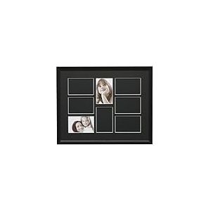 Deknudt Frames S54SY1-40.0X50.0 Cadre pour 8 Photos S54SF2 Pêle-Mêle Bois Noir 40 x 50 cm