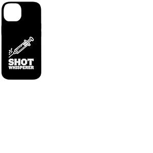 Shot Whisperer Design Amusant pour infirmi&egrave;re et Joueur Coque pour iPhone 14