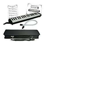 Tuyama Melodica TMD-137 avec Étui, Embouchure, Tuyau et Exemples de Partitions (37 touches)