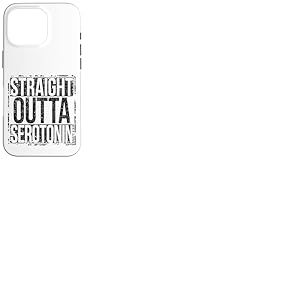 Straight Outta Serotonine Grungy Style Coque pour iPhone 16 Pro