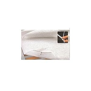 Biancheriaweb W00528 W00528 Housse de Protection en Maille 100% Polyester pour lit Double, 2 Places, Blanc