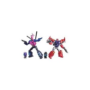 Transformers Age of The Primes Wreck ‘n Doom Collection, Pack de 2 Figurines Convertibles Topspin et Spinister