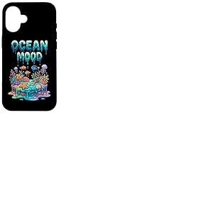 Humeur Oc&eacute;anique Color&eacute;e R&eacute;cif Corallien Vie sous-Marine Coque pour iPhone 16