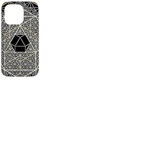 Géométrie sacrée Octaèdre Hexagone Géométrique Hexagone Coque pour iPhone 15 Pro