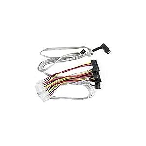 Adaptec - Câble interne Serial Attached SCSI (SAS) - avec bandes latérales - 4 voies - Mini SAS HD 4x 36 broches (SFF-8643) - SAS 29 broches internes (SFF-8482) - 80 cm