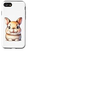 Lapin Mignon avec de Grands Yeux - Motif Lapin pour Enfants Coque pour iPhone SE (2020) / 7/8