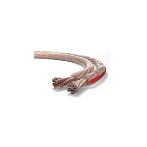 Oehlbach Speaker Wire SP-25 - câble de Haut-Parleur stéréo Hi-FI, câble de Haut-Parleur avec OFC (cuivre sans oxygène) 2x2.5 mm² Mini Coil Speaker Cable - 10m Transparent