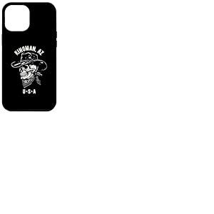 Kingman Arizona USA Tête de Mort de Cowboy Vieilli Coque pour iPhone 12 Pro Max