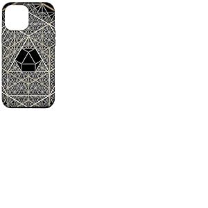 Géométrie sacrée Octaèdre Hexagone Géométrique Hexagone Coque pour iPhone 12 Pro Max
