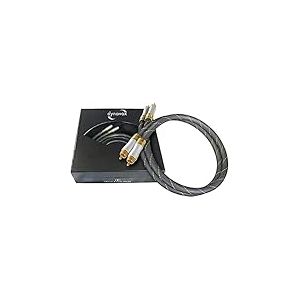 Dynavox Câble RCA stéréo 2 x 0,6 m (Import Allemagne)