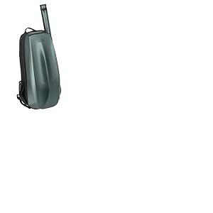GEWA Space Bag Vert avec étui à archet - Étui/sac à dos pour violon 4/4-3/4 - Couvercle extérieur en polycarbonate - Dos ergonomique - Compartiments pour accessoires