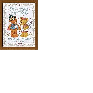 Design Works Kit de Broderie pour Point de Croix Design Mariage Multicolore