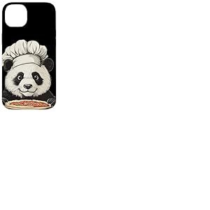 Joli panda avec une délicieuse tenue de pizza Coque pour iPhone 14 Plus