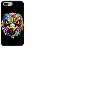 Aigle Pop Art Couleurs Vives Aigle Royal Fauconnier Chasseur Coque pour iPhone 7 Plus/8 Plus
