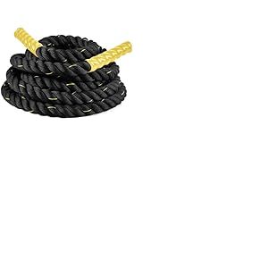 Ultrasport Battle Rope, longueur de corde 9 m&egrave;tres, diam&egrave;tre 3,8 cm, corde d&rsquo;entra&icirc;nement de haute qualit&eacute; pour l&rsquo;endurance de force et le d&eacute;veloppement musculaire
