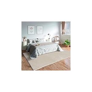 Mia's Olivia Tapis de Salon, Chambre à Coucher, Lavable, 300 x 400 cm, Beige