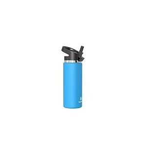 Super Sparrow Gourde Isotherme - 750ml - Paille Bouche Large Bouteille - sans BPA - SwivelSip Gourdes INOX - pour Sport, Voyages, L'école