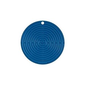 Le Creuset Manique/Dessous de Plat, Silicone, Rond, ⌀ 20 cm, Bleu Marseille, 93000230312200
