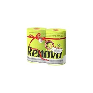 Renova Lot de 5 x 4 rouleaux de papier toilette vert
