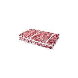 biberna 0004261 Parure de lit avec taie d'oreiller confort fin castor 1x 135x200 cm + 1x 80x80 cm, rouille