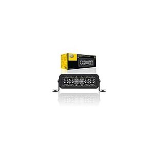 HELLA 1FJ 358 196-451 LED-Projecteur longue portée - Black Magic Double Row Lightbar 7" - 12/24V - 2100lm - version double/rectangulaire - Chiffre de référence: 30