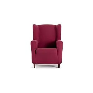 Eysa Housse de Fauteuil bi-élastique pour bergère Couleur Bordeaux Design Harlem