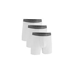 Under Armour Men's Performance Cotton 6" 3 Pack Solid Boxer Briefs