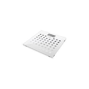 Ufesa BE0908 Balance Pèse Personne écran, 29* 28cm, Digital, Design Slim, Unités de Mesure KG/LB/ST, Jusqu'à 150KG, Précision de 100g, Auto-stop, Blanc/Gris