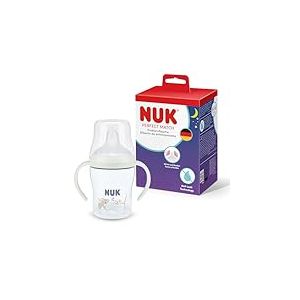 NUK Perfect Match Nuit Tasse d’apprentissage | 6+ mois | 150 ml | Tasse anti-fuite pour bébés | Poignées antidérapantes | Brille dans le noir | Koala | Lot de 1