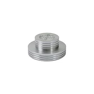 Dynavox Stabilisateur de Platine Vinyle PST300 Poids avec Libellule en Aluminium pour Tourne-Disque Poids 300 g Argent