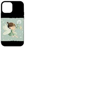Jolly Fairy tenant un pissenlit pour une humeur ludique Coque pour iPhone 12 mini