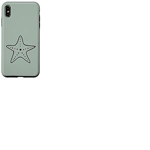Étoile de mer océan Plage Mignonne étoile de mer – Vert Vintage Coque pour iPhone XS Max