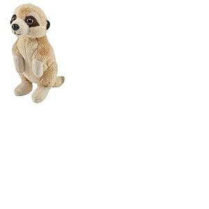 Wild Republic Pocketkins Eco Suricate, Animal en Peluche, 12 cm, Jouet en Peluche, Fabriqué à partir de Matériaux Recyclés, Écologique