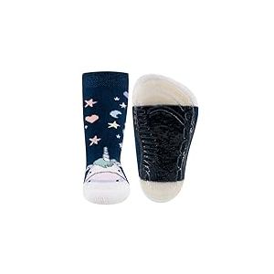 EWERS Stoppersocken Einhorn Chaussettes stoppeurs, Encre, 18-19 Mixte