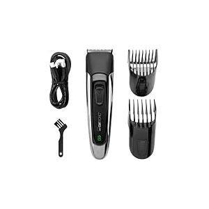 Clatronic HSMR 3827 Tondeuse à cheveux 1-30 mm en acier inoxydable 16 longueurs d'autonomie jusqu'à 100 min Tondeuse à barbe pour homme