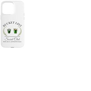 Ma liste de seau pour joueur de golf et seau à bière Coque pour iPhone 15 Pro Max