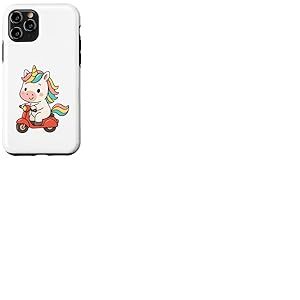 Trottinette Licorne pour garçons, Filles, Hommes, Femmes, Enfants et Adultes Coque pour iPhone 11 Pro