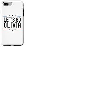 Olivia Nom personnalisé Fille Mignon Anniversaire Femmes USA Personnalisé Coque pour iPhone 7 Plus/8 Plus