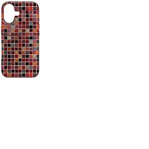 Carrelage en Verre mosa&iuml;que color&eacute; r&eacute;tro Minimaliste esth&eacute;tique Coque pour iPhone 17