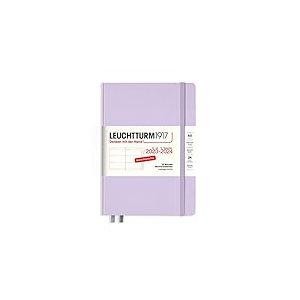LEUCHTTURM1917 367595 Agenda semainier moyen (A5) 2024, 18 mois, violet, allemand