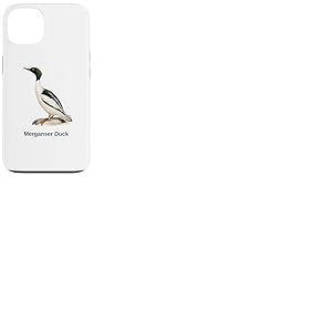 Chemise pour oiseaux Merganser Oiseau de mer Canard Ornithologie Oiseau Coque pour iPhone 13