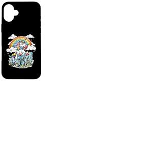 Licorne arc-en-ciel kaiju monstre japonais mignon kawaii Coque pour iPhone 16 Plus